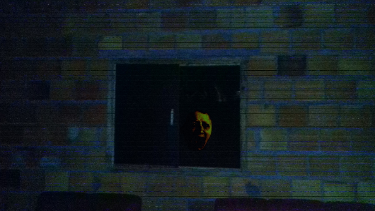 Happy Face In The Window