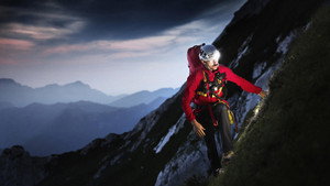 Steep mountainside without safety equipment
