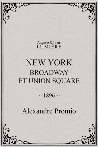 New York: Broadway at Union Square