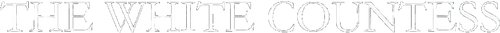 The White Countess logo