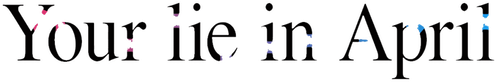 Your Lie in April logo