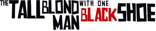 The Tall Blond Man with One Black Shoe logo