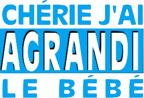 Chérie, j'ai agrandi le bébé logo