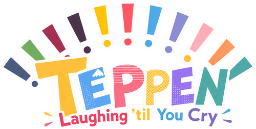 Teppen!!!!!!!!!!!!!!! Laughing 'til You Cry logo