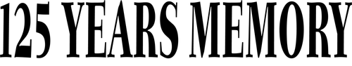 125 Years Memory logo