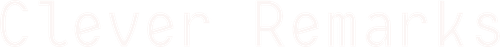 Clever Remarks logo
