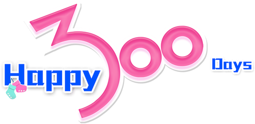 Happy 300 Days logo
