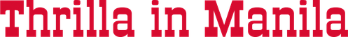 Thrilla in Manila logo