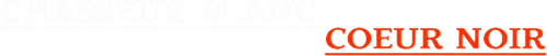 Chasseur blanc, cœur noir logo