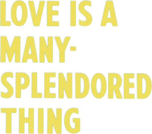 Love Is a Many-Splendored Thing logo