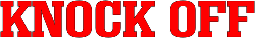 Knock Off logo