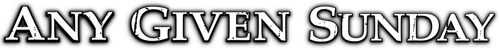 Any Given Sunday logo