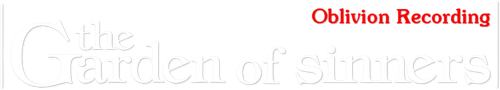 The Garden of Sinners: Oblivion Recording logo
