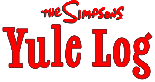 The Simpsons Yule Log logo