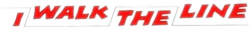 I Walk the Line logo