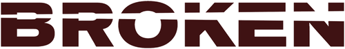 Broken logo
