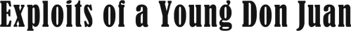 Exploits of a Young Don Juan logo